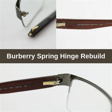 Burberry eyeglasses replacement parts